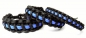 Preview: Thin Blue Line Armband-aus Paracord-Thin Blue Line-Polizei-Männer, Frauen, Kind Armband-Verstellbar, 3 Breiten