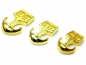 Preview: 1-2-5-10-50x - Anker Verschluss, Hakenverschluss, in 3 verschiedenen Größen-Antik Silber, Rose Gold, Gold, Kupfer, Gunmetal, Silber für Paracord, Leder uvm.