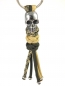 Preview: Schlüsselanhänger Lanyard aus US Paracord-Edelstahl Skull-Totenkopf Anhänger-Geschenk-Wählen Sie einen aus 3 Größen