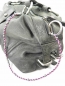 Preview: Paracord Schlüsselband-Schlüsselkette-Handtaschenkette-mit Edelstahl Schnapp Schäkel und Bead-Portemonnaie Kette-Lanyard-Geschenkidee-Marine Blue & Bubble Gum