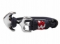 Preview: Maritimes Edelstahl Anker Paracord Armband - mit schickem 2 farbigem Knoten als Akzent - Verstellbar - Handmade - Navy Blau & Imperial Red + White