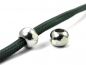Mobile Preview: Edelstahl Beads, Gr. ca. 6,8 x 9 mm - Lochgr. 4 mm - 1, 2 oder 5 Stck.- Bead, Perle, European Beads, Spacer für Paracord, Leder, PPM Seil uvm.
