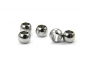 Preview: Edelstahl Beads, Gr. ca. 6,0 x 4,0 mm - Lochgr. 3,1 mm - 2/5/10/20/50 Stck. - Bead, Perle, Spacer für Paracord, Leder uvm.