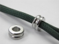 Mobile Preview: Edelstahl Beads, Gr. ca. 5 x 11 mm - Lochgr. 5 mm - 1, 2 oder 5 Stck.- Bead, Perle, European Bead, Spacer für Paracord, Leder uvm.