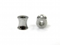 Preview: Edelstahl Zylinder Beads,  Gr. ca. 8 x 8 mm - Lochgr. 3,5 mm, Bead, Perle, Spacer für Paracord, Leder uvm. 2/5/10 Stck.