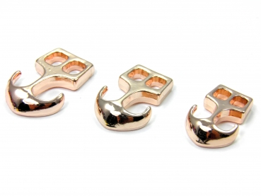 1-2-5-10-50x - Anker Verschluss, Hakenverschluss, in 3 verschiedenen Größen-Antik Silber, Rose Gold, Gold, Kupfer, Gunmetal, Silber für Paracord, Leder uvm.