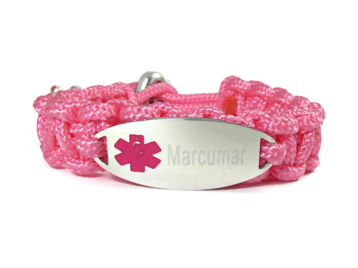 EnerCoppeX SOS Medical Alert Armband - Personalisierbarer Edelstahl Notfall-Armband Für Allergien & Krankheiten