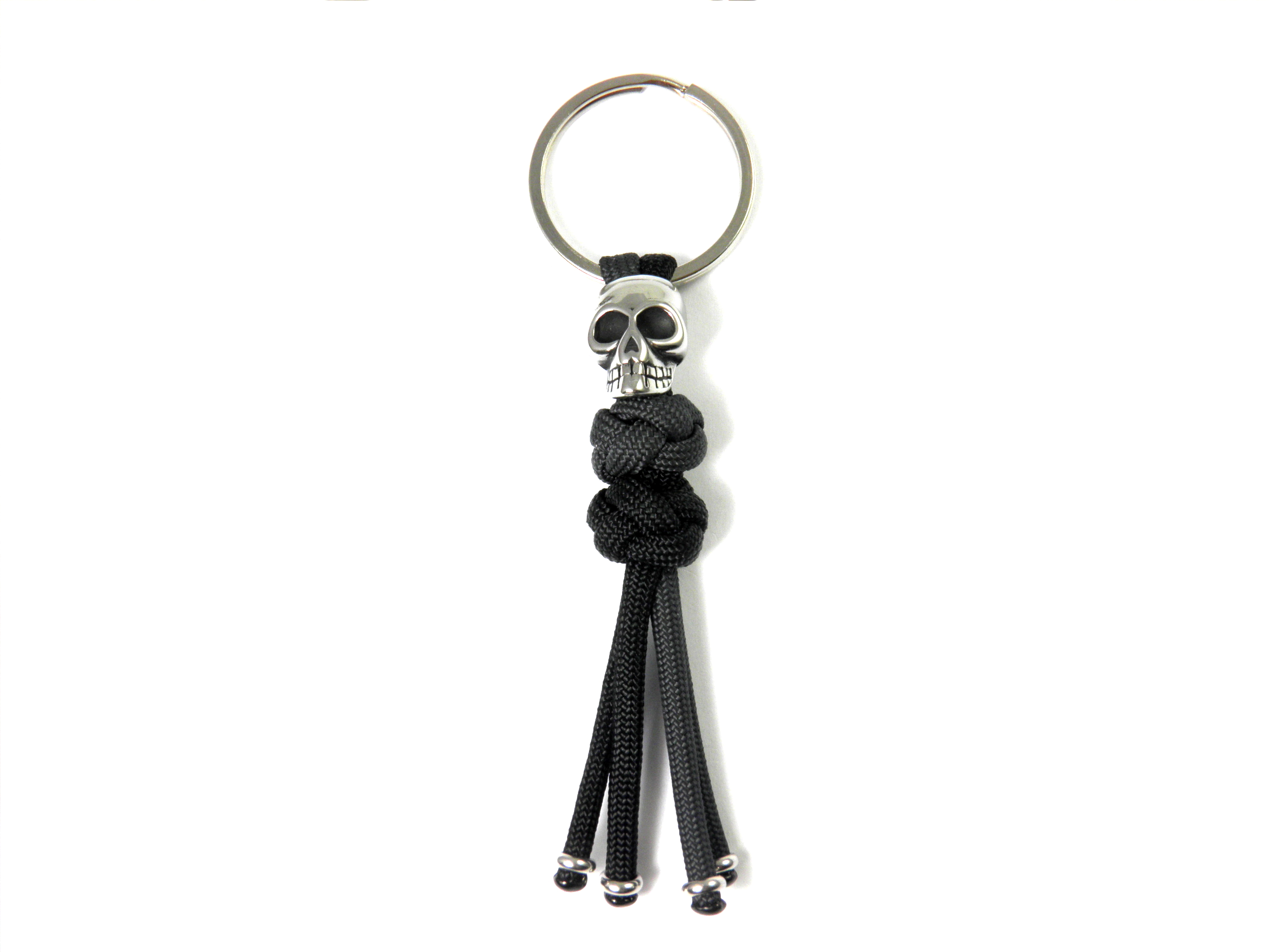 5stk Skull Totenkopf Beads Metall Anhänger Armband Kette PARACORD Perle Lanyard 