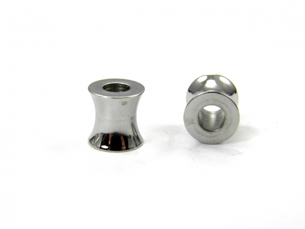 Edelstahl Zylinder Beads,  Gr. ca. 8 x 8 mm - Lochgr. 3,5 mm, Bead, Perle, Spacer für Paracord, Leder uvm. 2/5/10 Stck.